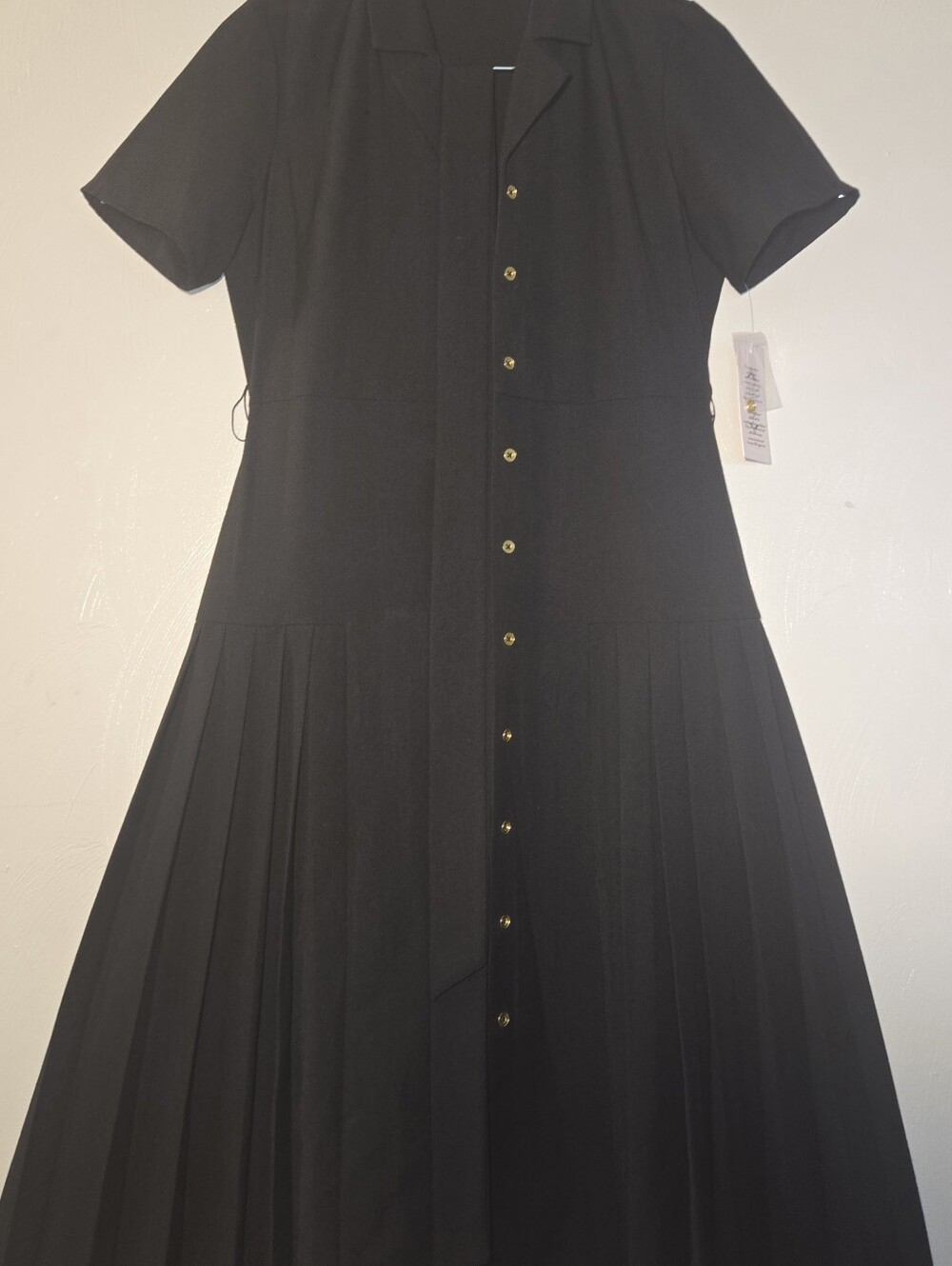 NWT Nanette Lepore Pleated Trench Shirt Dress - Size 8
